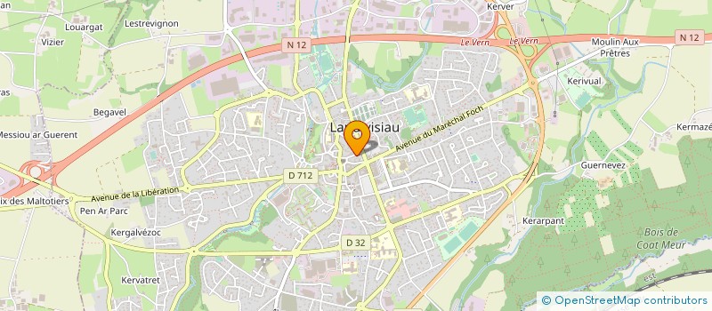 localisation de l'entreprise SYNDICAT DE COPROPRIETAIRES  LANDIVISIAU