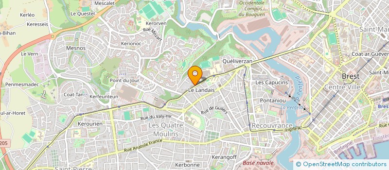 localisation de l'entreprise SYNDICAT DE COPROPRIETAIRES à BREST