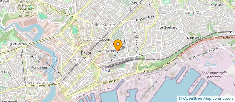 localisation de l'entreprise SYNDICAT DE COPROPRIETAIRES à BREST