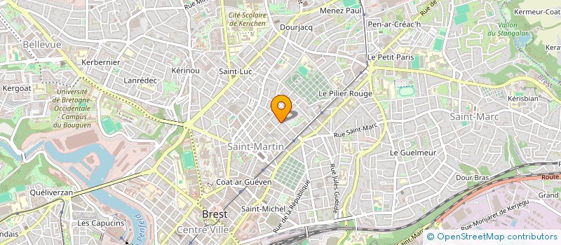 localisation de l'entreprise SYNDICAT DE COPROPRIETAIRES à BREST