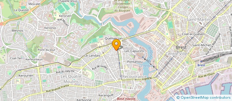 localisation de l'entreprise SYNDICAT DE COPROPRIETAIRES à BREST