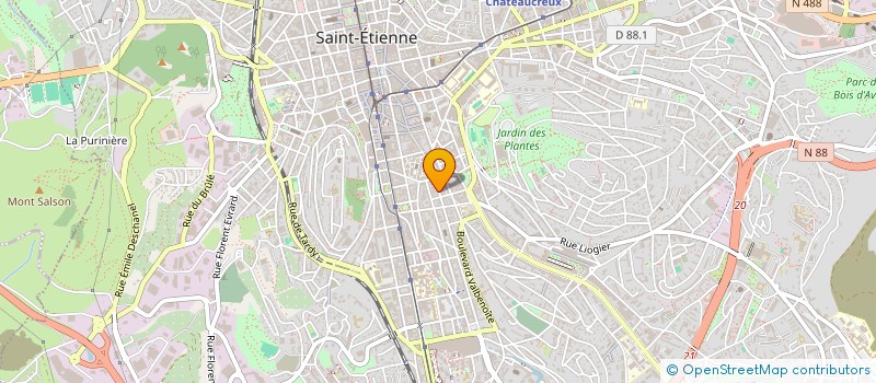 localisation de l'entreprise SYNDICAT DE COPROPRIETAIRES  SAINT-ETIENNE