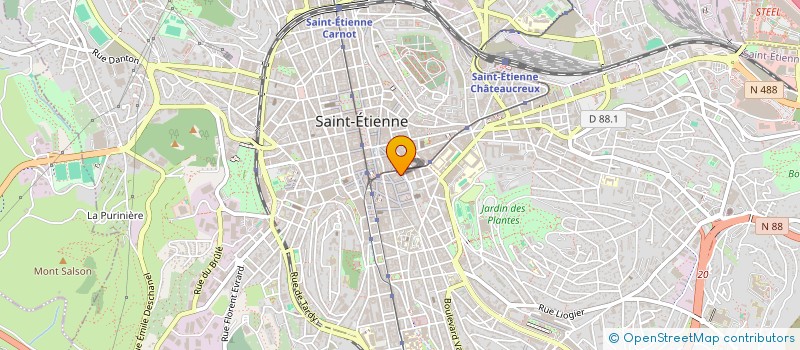 localisation de l'entreprise SYNDICAT DE COPROPRIETAIRES  SAINT-ETIENNE