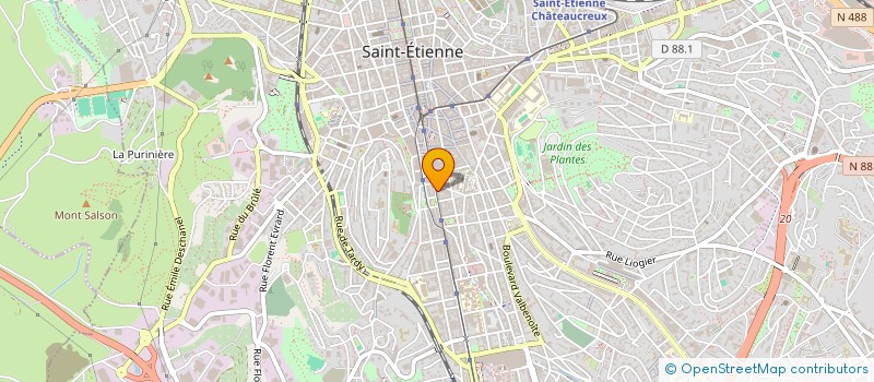 localisation de l'entreprise SYNDICAT DE COPROPRIETAIRES  SAINT-ETIENNE