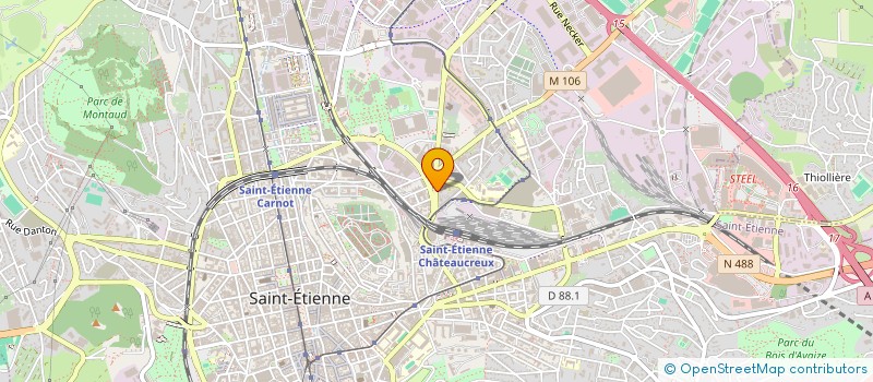 localisation de l'entreprise SYNDICAT DE COPROPRIETAIRES  SAINT-ETIENNE