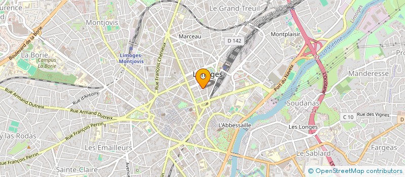 localisation de l'entreprise SYNDICAT DE COPROPRIETAIRES à LIMOGES