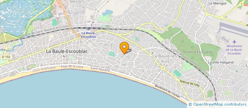 localisation de l'entreprise SYNDICAT DE COPROPRIETAIRES  LA BAULE-ESCOUBLAC