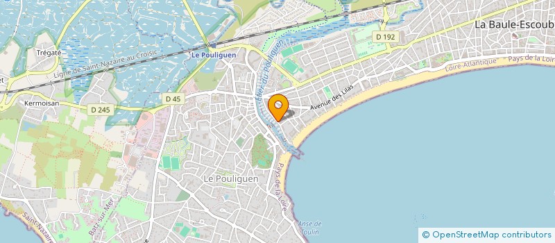 localisation de l'entreprise SYNDICAT DE COPROPRIETAIRES  LA BAULE-ESCOUBLAC