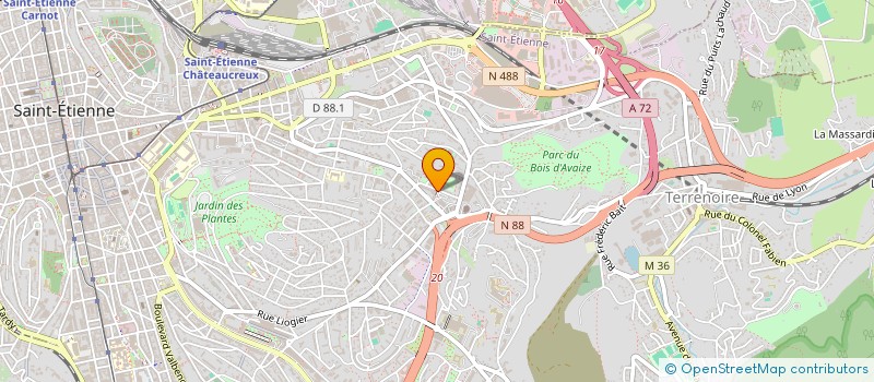 localisation de l'entreprise SYNDICAT DE COPROPRIETAIRES  SAINT-ETIENNE