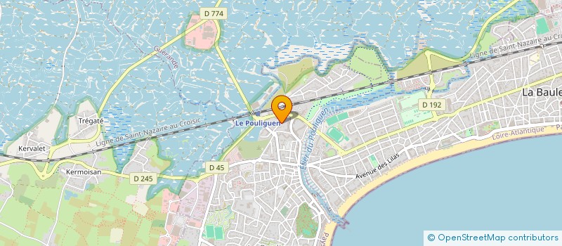 localisation de l'entreprise SYNDICAT DE COPROPRIETAIRES  LE POULIGUEN