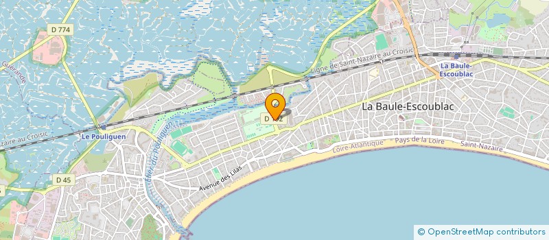 localisation de l'entreprise SYNDICAT DE COPROPRIETAIRES  LA BAULE-ESCOUBLAC