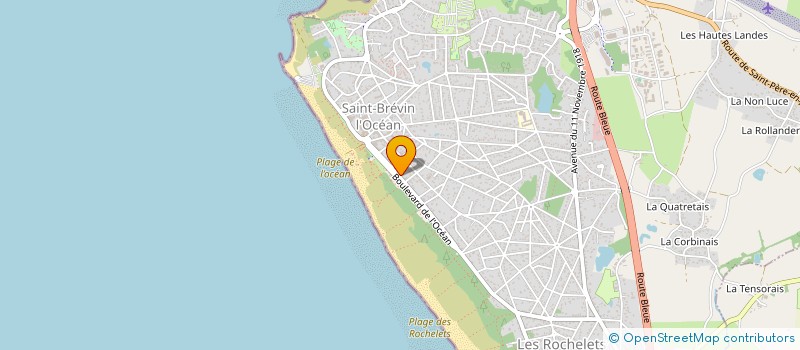 localisation de l'entreprise SYNDICAT DE COPROPRIETAIRES à SAINT-BREVIN-LES-PINS