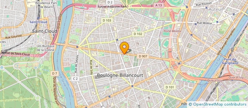 localisation de l'entreprise SYNDICAT DE COPROPRIETAIRES à BOULOGNE-BILLANCOURT