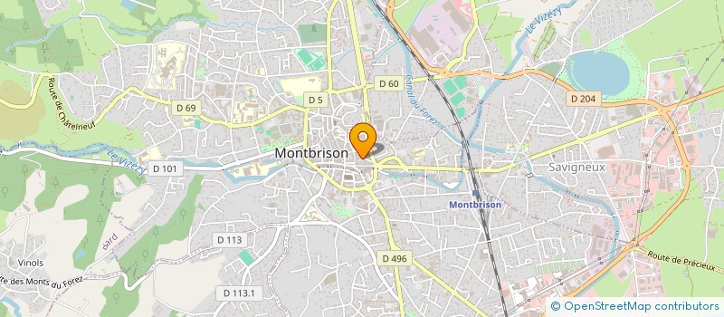 localisation de l'entreprise SYNDICAT DE COPROPRIETAIRES  MONTBRISON