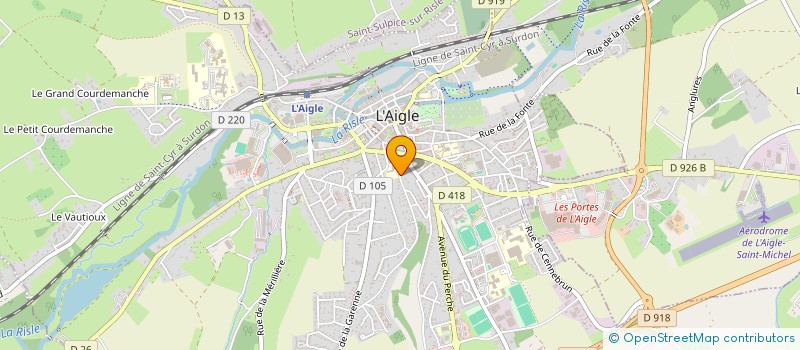 localisation de l'entreprise SYNDICAT DE COPROPRIETAIRES à L'AIGLE