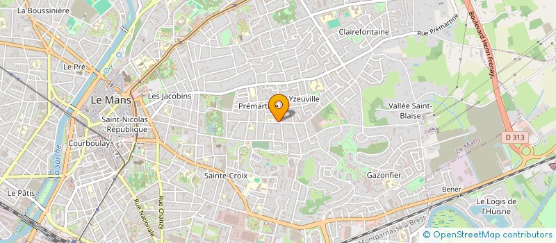 localisation de l'entreprise SYNDICAT DE COPROPRIETAIRES  LE MANS