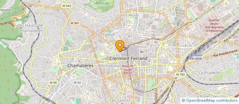 localisation de l'entreprise SYNDICAT DE COPROPRIETAIRES  CLERMONT-FERRAND