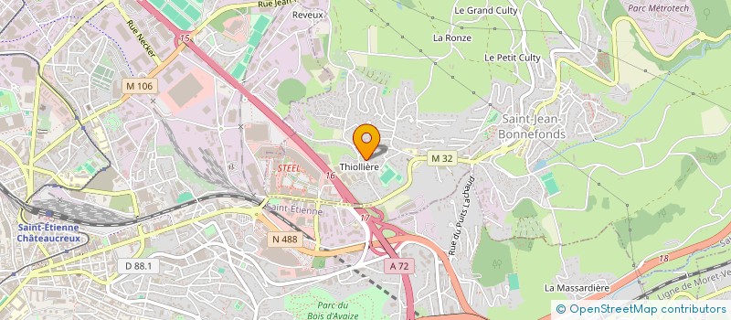 localisation de l'entreprise SYNDICAT DE COPROPRIETAIRES  SAINT-JEAN-BONNEFONDS