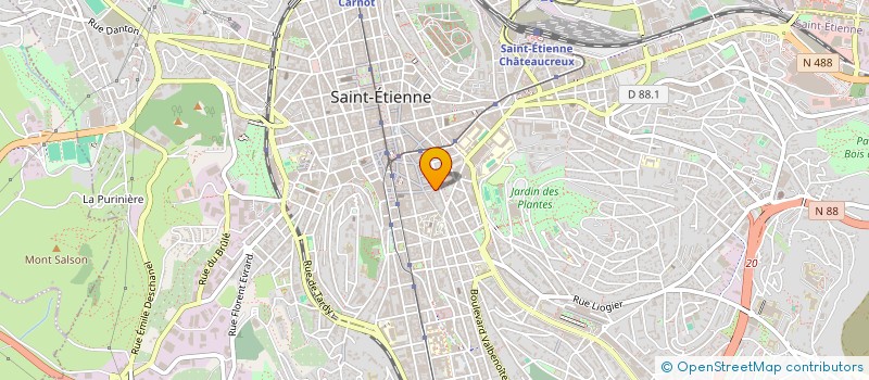 localisation de l'entreprise SYNDICAT DE COPROPRIETAIRES  SAINT-ETIENNE