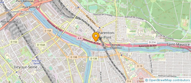 localisation de l'entreprise SYNDICAT DE COPROPRIETAIRES  CHARENTON-LE-PONT