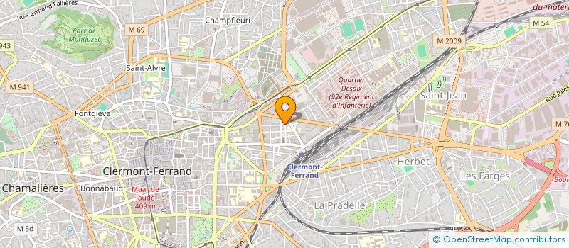 localisation de l'entreprise SYNDICAT DE COPROPRIETAIRES  CLERMONT-FERRAND