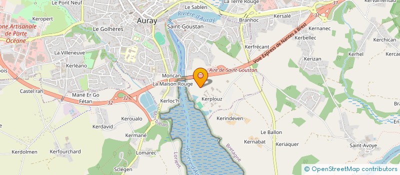 localisation de l'entreprise SYNDICAT DE COPROPRIETAIRES à AURAY