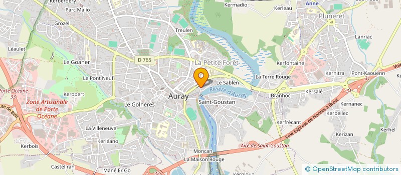 localisation de l'entreprise SYNDICAT DE COPROPRIETAIRES à AURAY