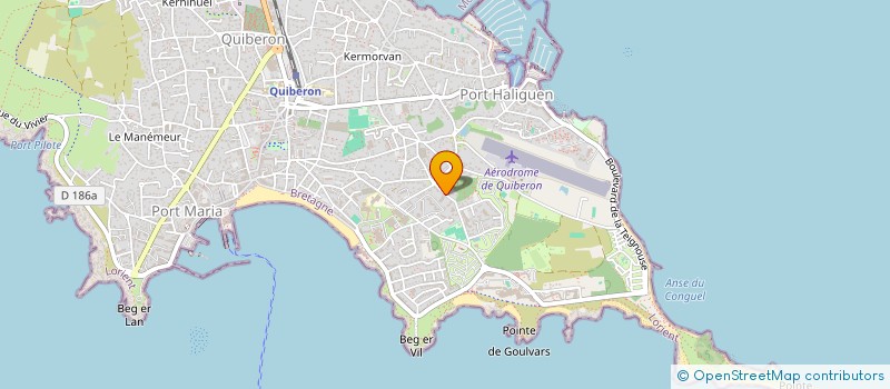 localisation de l'entreprise SYNDICAT DE COPROPRIETAIRES  QUIBERON