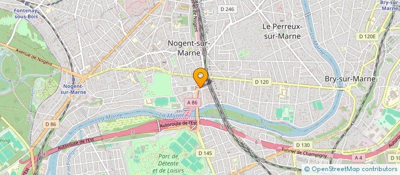 localisation de l'entreprise SYNDICAT DE COPROPRIETAIRES à NOGENT-SUR-MARNE
