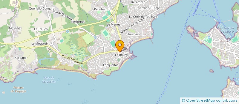 localisation de l'entreprise SYNDICAT DE COPROPRIETAIRES  LARMOR-PLAGE