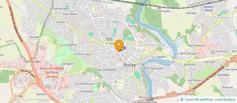 localisation de l'entreprise SYNDICAT DE COPROPRIETAIRES à AURAY