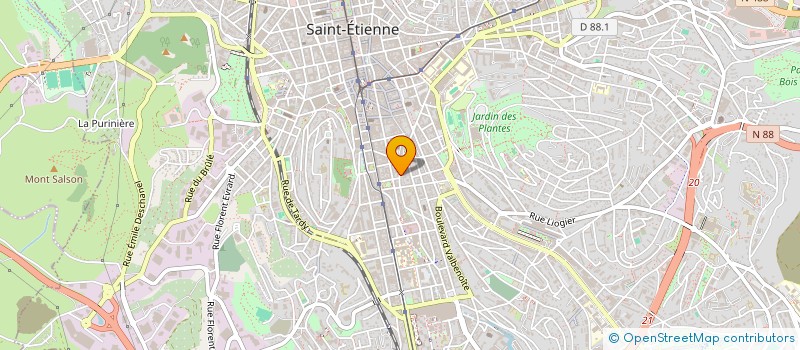 localisation de l'entreprise SYNDICAT DE COPROPRIETAIRES  SAINT-ETIENNE