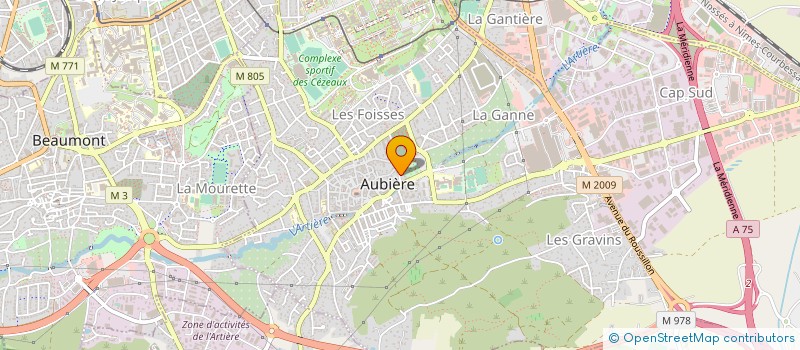 localisation de l'entreprise SYNDICAT DE COPROPRIETAIRES  AUBIERE