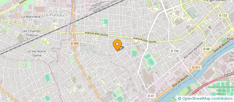 localisation de l'entreprise SYNDICAT DE COPROPRIETAIRES  ARGENTEUIL