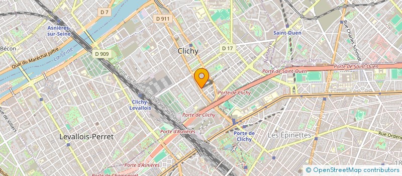 localisation de l'entreprise SYNDICAT DE COPROPRIETAIRES à CLICHY