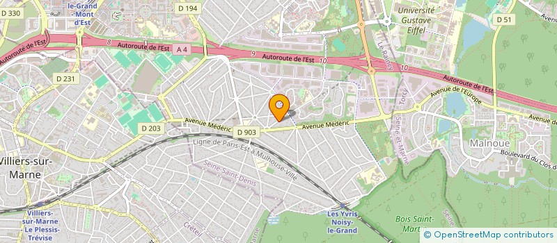 localisation de l'entreprise SYNDICAT DE COPROPRIETAIRES  NOISY-LE-GRAND