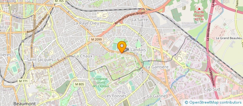 localisation de l'entreprise SYNDICAT DE COPROPRIETAIRES  AUBIERE