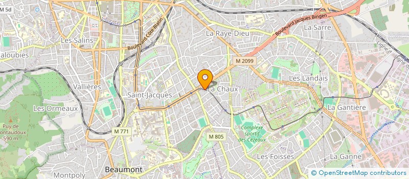 localisation de l'entreprise SYNDICAT DE COPROPRIETAIRES  CLERMONT-FERRAND