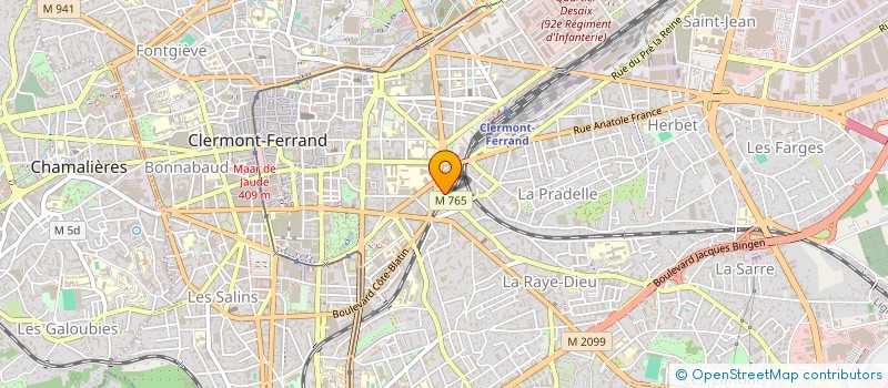 localisation de l'entreprise SYNDICAT DE COPROPRIETAIRES  CLERMONT-FERRAND