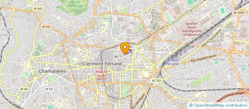 localisation de l'entreprise SYNDICAT DE COPROPRIETAIRES  CLERMONT FERRAND