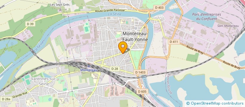 localisation de l'entreprise SYNDICAT DE COPROPRIETAIRES  MONTEREAU-FAULT-YONNE