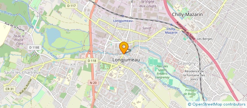localisation de l'entreprise SYNDICAT DE COPROPRIETAIRES à LONGJUMEAU