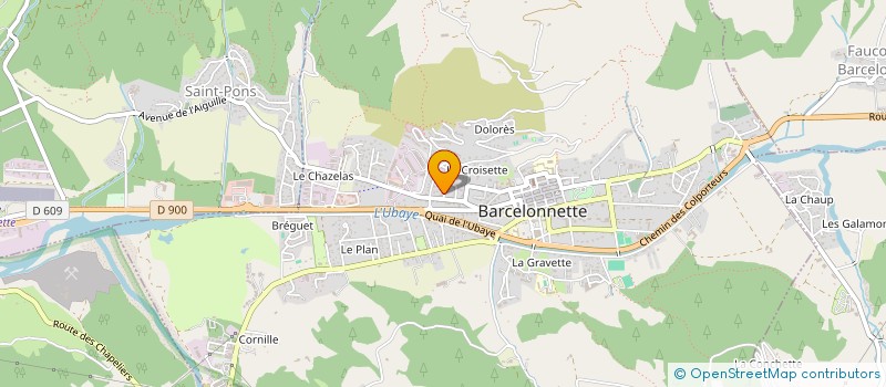 localisation de l'entreprise SYNDICAT DE COPROPRIETAIRES  BARCELONNETTE