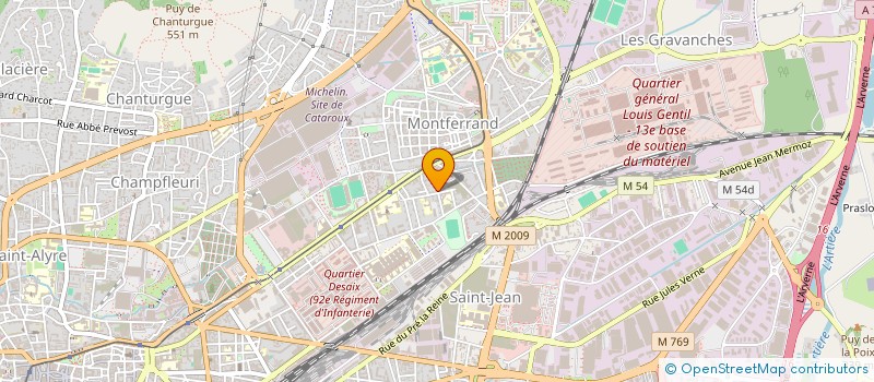 localisation de l'entreprise SYNDICAT DE COPROPRIETAIRES  CLERMONT-FERRAND