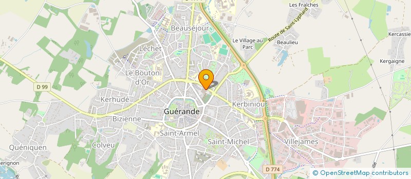 localisation de l'entreprise SYNDICAT DE COPROPRIETAIRES  GUERANDE