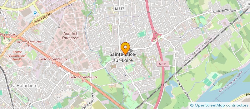 localisation de l'entreprise SYNDICAT DE COPROPRIETAIRES  SAINTE-LUCE-SUR-LOIRE