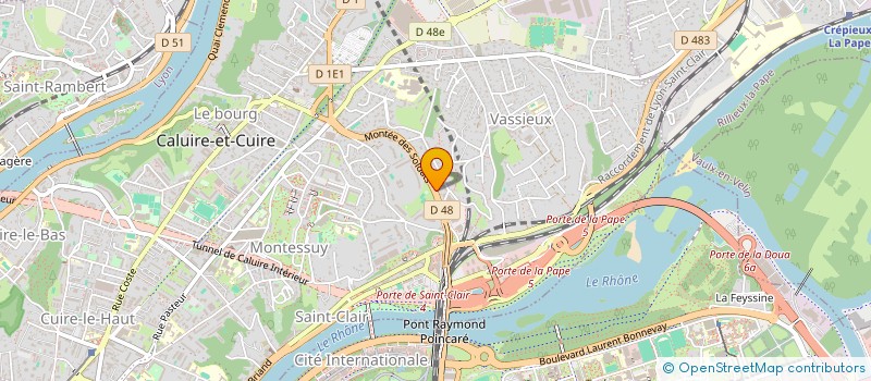 localisation de l'entreprise SYNDICAT DE COPROPRIETAIRES à CALUIRE-ET-CUIRE