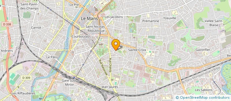 localisation de l'entreprise SYNDICAT DE COPROPRIETAIRES  LE MANS