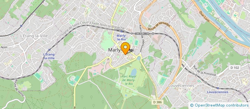 localisation de l'entreprise SYNDICAT DE COPROPRIETAIRES  MARLY-LE-ROI