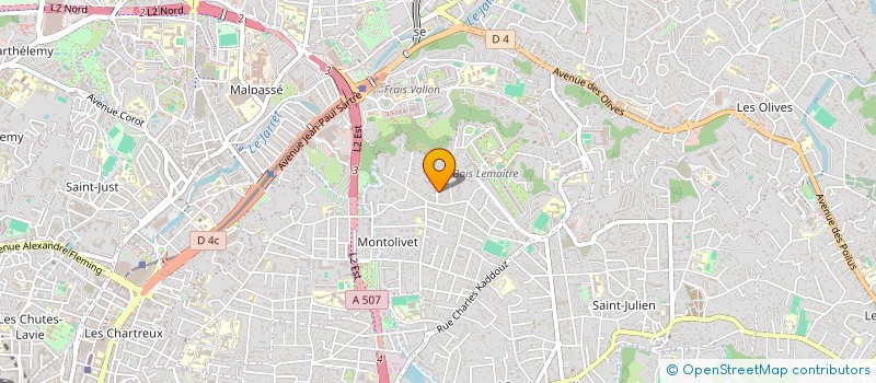 localisation de l'entreprise SYNDICAT DE COPROPRIETAIRES à MARSEILLE